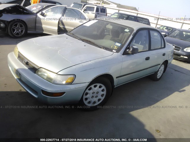 1NXAE09B6SZ334986 - 1995 TOYOTA COROLLA LE/DX TEAL photo 2