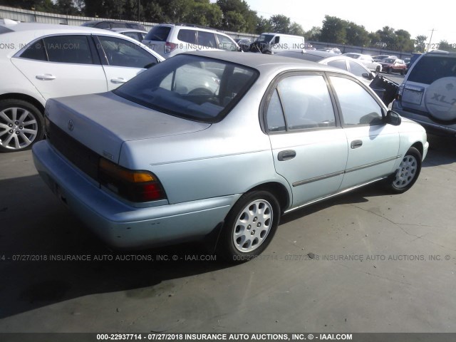 1NXAE09B6SZ334986 - 1995 TOYOTA COROLLA LE/DX TEAL photo 4