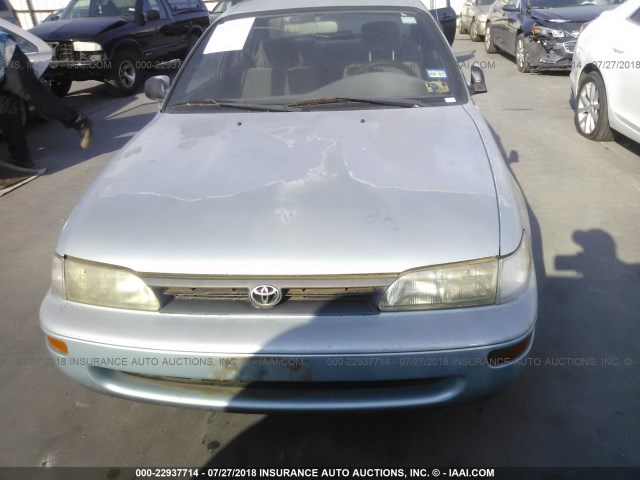 1NXAE09B6SZ334986 - 1995 TOYOTA COROLLA LE/DX TEAL photo 6