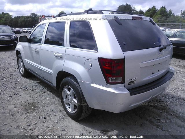 1J4HR58N35C685536 - 2005 JEEP GRAND CHEROKEE LIMITED SILVER photo 3