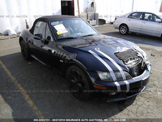 WBACN33411LK47975 - 2001 BMW Z3 2.5 BLACK photo 1