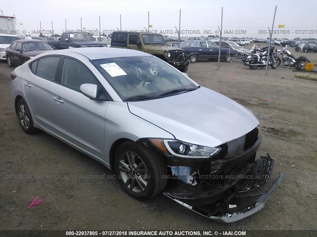 5NPD84LFXHH096140 - 2017 HYUNDAI ELANTRA SE/VALUE/LIMITED SILVER photo 1