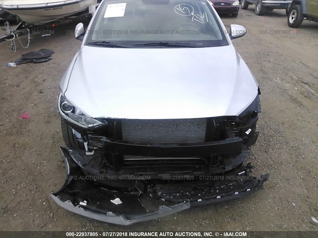 5NPD84LFXHH096140 - 2017 HYUNDAI ELANTRA SE/VALUE/LIMITED SILVER photo 6