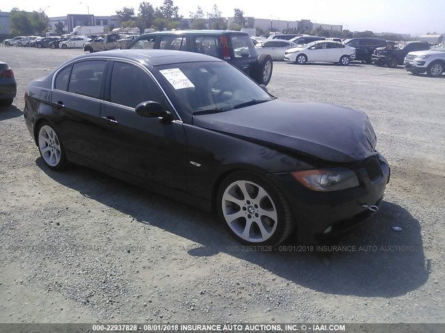 WBAVB73577PA65560 - 2007 BMW 335 I BLACK photo 1