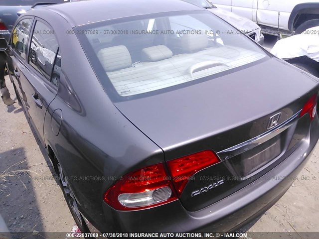 2HGFA169X9H529128 - 2009 HONDA CIVIC EXL ნაცრისფერი ფოტო 3