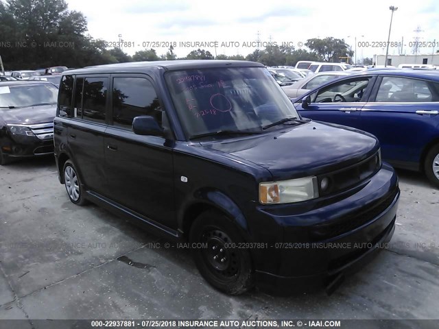 JTLKT324450212932 - 2005 TOYOTA SCION XB Blau Foto 1