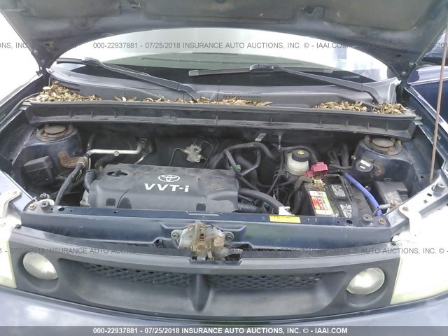 JTLKT324450212932 - 2005 TOYOTA SCION XB Blau Foto 10