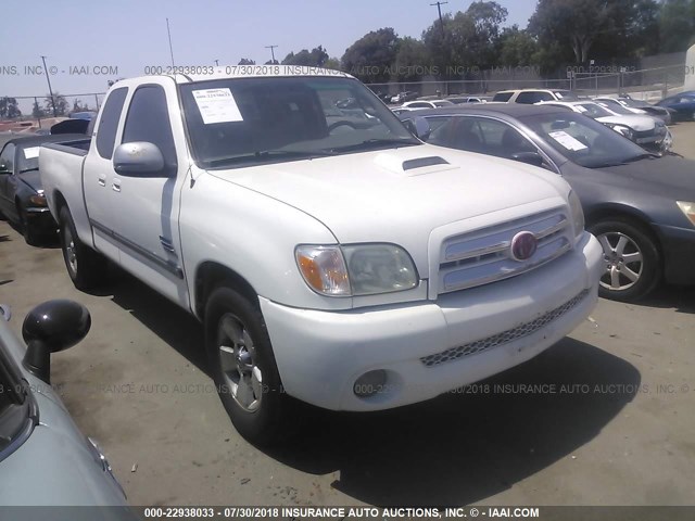 5TBRU34126S479987 - 2006 TOYOTA TUNDRA ACCESS CAB SR5 WHITE photo 1