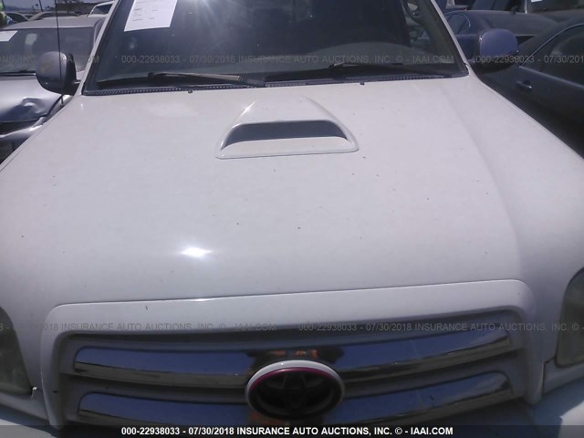 5TBRU34126S479987 - 2006 TOYOTA TUNDRA ACCESS CAB SR5 WHITE photo 6