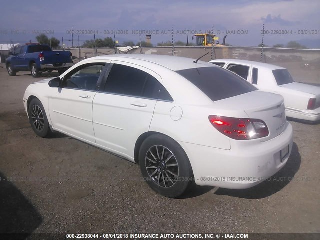 1C3LC46K67N634242 - 2007 CHRYSLER SEBRING WHITE photo 3