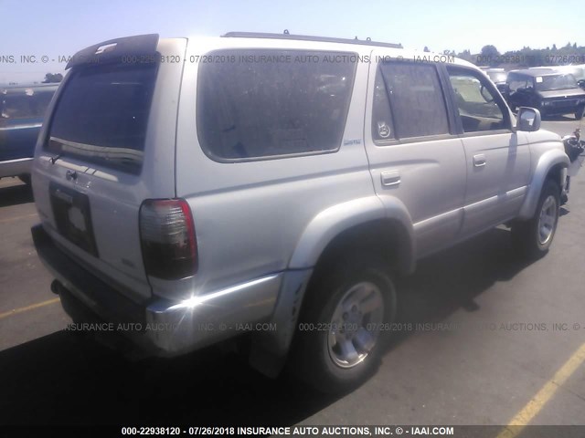 JT3HN87RXW9014519 - 1998 TOYOTA 4RUNNER LIMITED SILVER photo 4