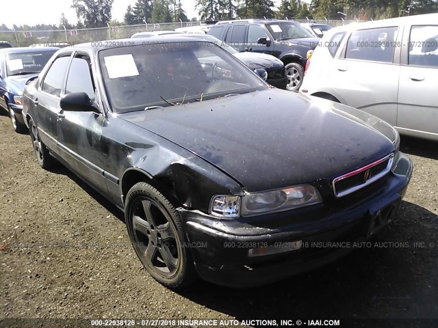 JH4KA7670MC037510 - 1991 ACURA LEGEND LS BLACK photo 1