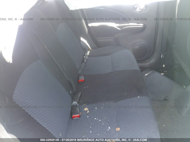 3N1CE2CP9GL363559 - 2016 NISSAN VERSA NOTE S/S PLUS/SV/SL/SR SILVER photo 8