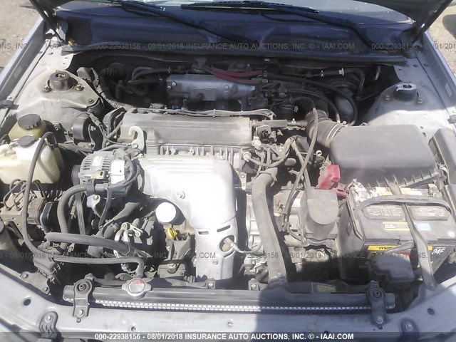 4T1BG22K91U080600 - 2001 TOYOTA CAMRY CE/LE/XLE ვერცხლისფერი ფოტო 10