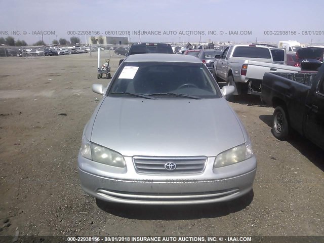 4T1BG22K91U080600 - 2001 TOYOTA CAMRY CE/LE/XLE ვერცხლისფერი ფოტო 6
