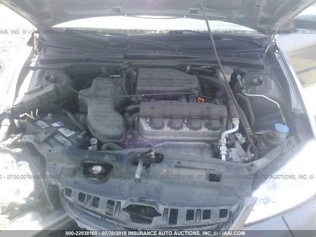 2HGES16395H506857 - 2005 HONDA CIVIC DX VP 银色 照片 10