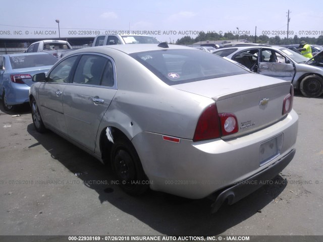 1G1ZC5E07CF186456 - 2012 CHEVROLET MALIBU 1LT თაფლისფერი ფოტო 3