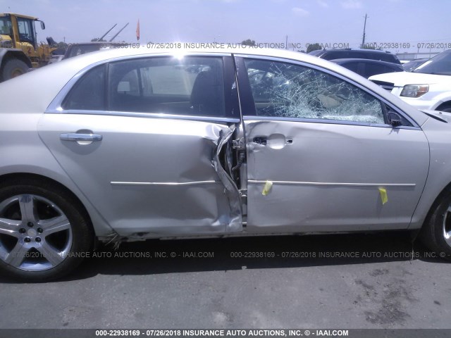 1G1ZC5E07CF186456 - 2012 CHEVROLET MALIBU 1LT თაფლისფერი ფოტო 6