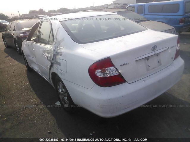 4T1BF30K54U078763 - 2004 TOYOTA CAMRY LE/XLE/SE 白色 照片 3