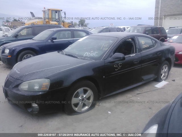 2G2WP552761196680 - 2006 PONTIAC GRAND PRIX BLACK photo 2