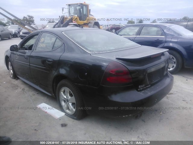 2G2WP552761196680 - 2006 PONTIAC GRAND PRIX BLACK photo 3