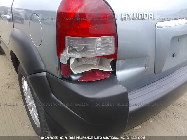 KM8JN12D36U450038 - 2006 HYUNDAI TUCSON GLS/LIMITED 青绿色 照片 6