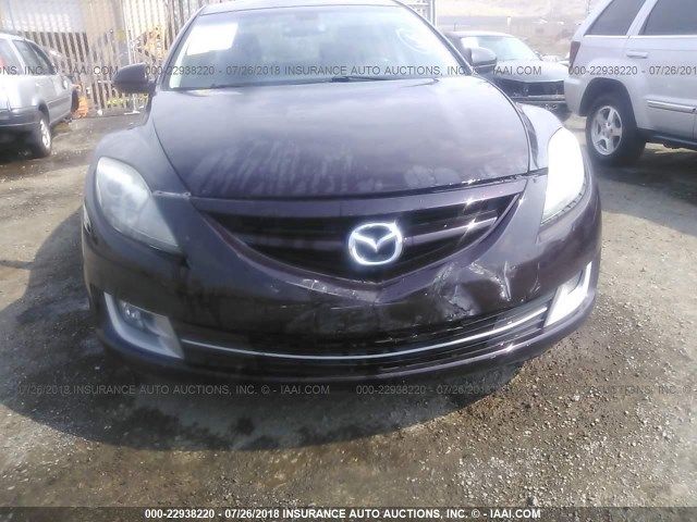 1YVHP82B995M34259 - 2009 MAZDA 6 S BROWN photo 6