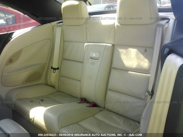 WVWFA71F28V019490 - 2008 VOLKSWAGEN EOS LUX Світло-синій фото 8