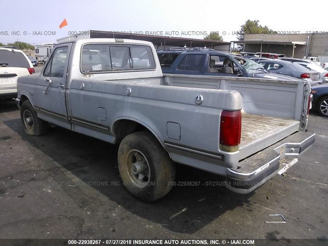 2FTHF25G3LCA24955 - 1990 FORD F250 SILVER photo 3