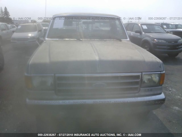 2FTHF25G3LCA24955 - 1990 FORD F250 SILVER photo 6