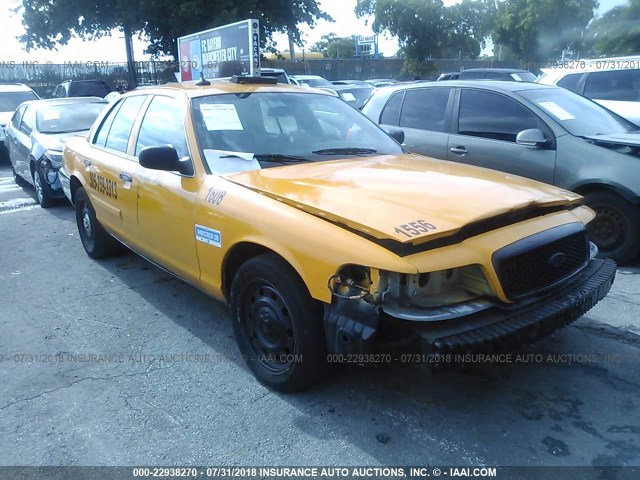 2FAHP71V29X149029 - 2009 FORD CROWN VICTORIA POLICE INTERCEPTOR YELLOW photo 1