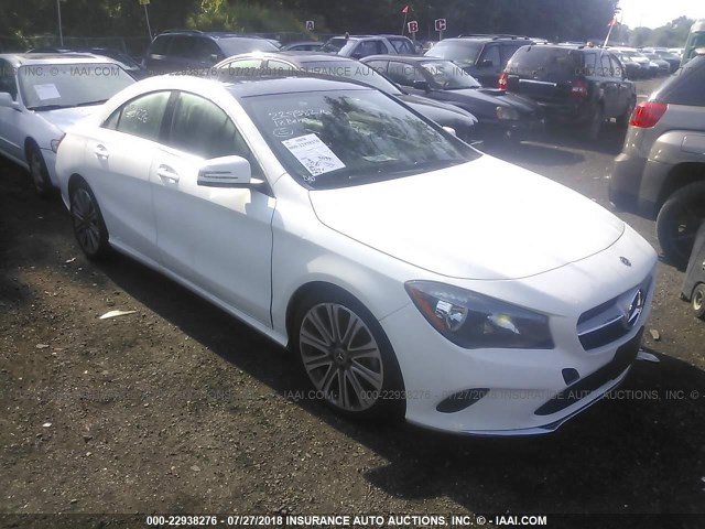 WDDSJ4GB5JN576830 - 2018 MERCEDES-BENZ CLA 250 4MATIC WHITE photo 1