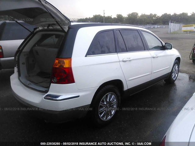 2A8GF68X17R255444 - 2007 CHRYSLER PACIFICA TOURING WHITE photo 4