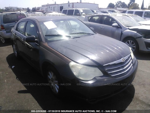 1C3LC46K37N582407 - 2007 CHRYSLER SEBRING BLACK photo 1