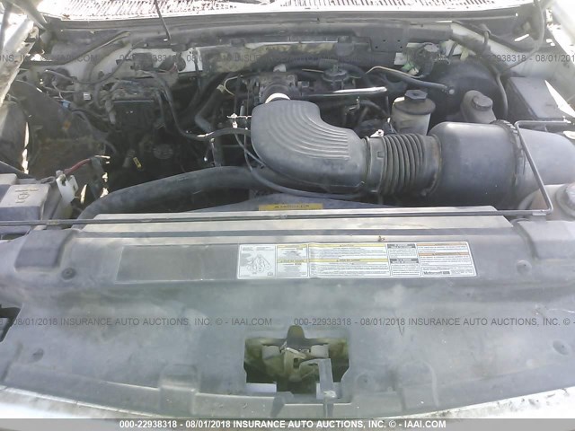 1FTRW08L91KD87884 - 2001 FORD F150 SUPERCREW თეთრი ფოტო 10