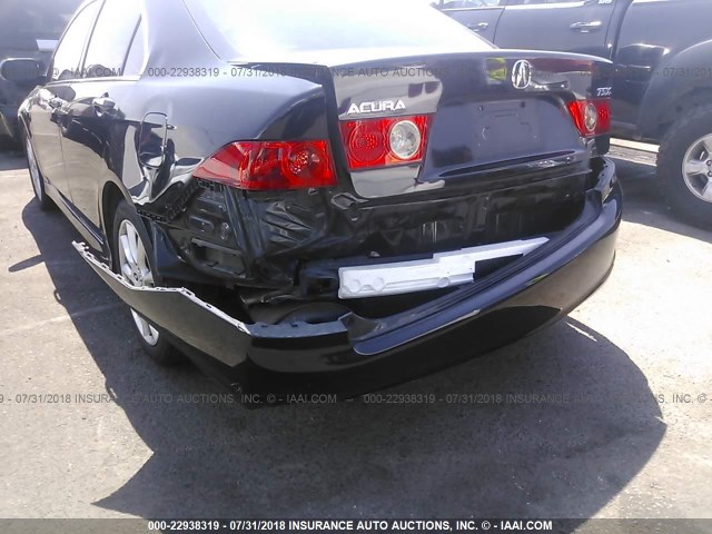 JH4CL96826C006958 - 2006 ACURA TSX BLACK photo 6