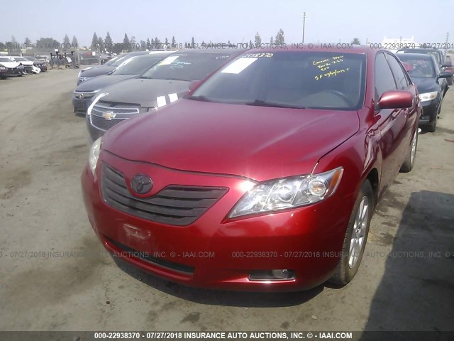 JTNBK46K473015947 - 2007 TOYOTA CAMRY NEW GENERAT LE/XLE/SE RED photo 2
