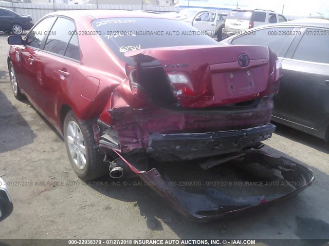 JTNBK46K473015947 - 2007 TOYOTA CAMRY NEW GENERAT LE/XLE/SE RED photo 3
