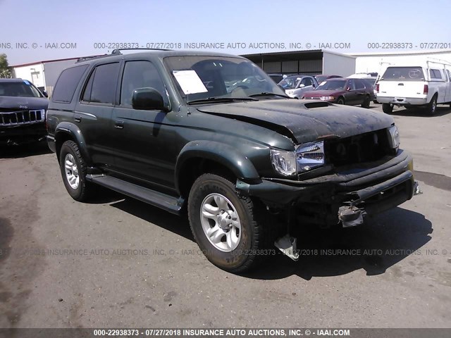 JT3GN86R510208496 - 2001 TOYOTA 4RUNNER SR5 GREEN photo 1