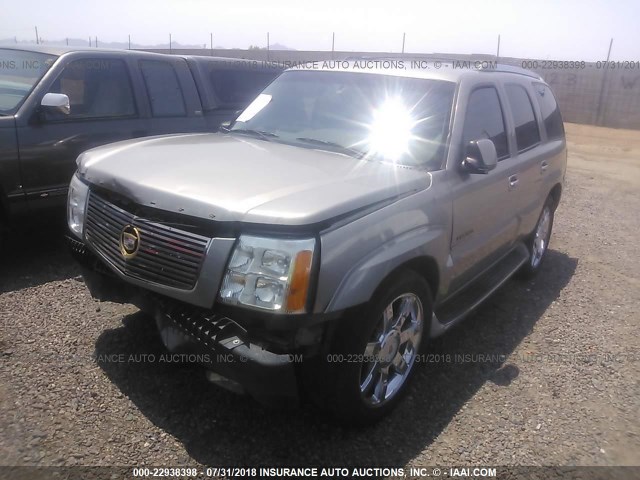1GYEC63T22R106450 - 2002 CADILLAC ESCALADE LUXURY ذهبي صورة 2