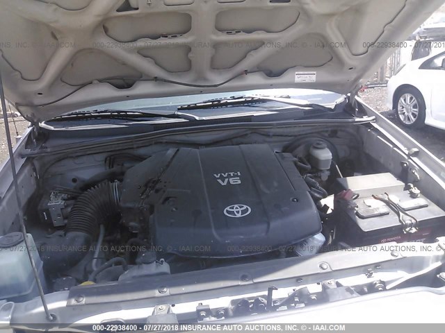 5TEUU42N28Z520069 - 2008 TOYOTA TACOMA ACCESS CAB Silber Foto 10