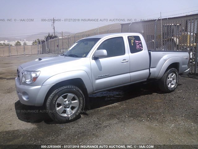 5TEUU42N28Z520069 - 2008 TOYOTA TACOMA ACCESS CAB Silber Foto 2