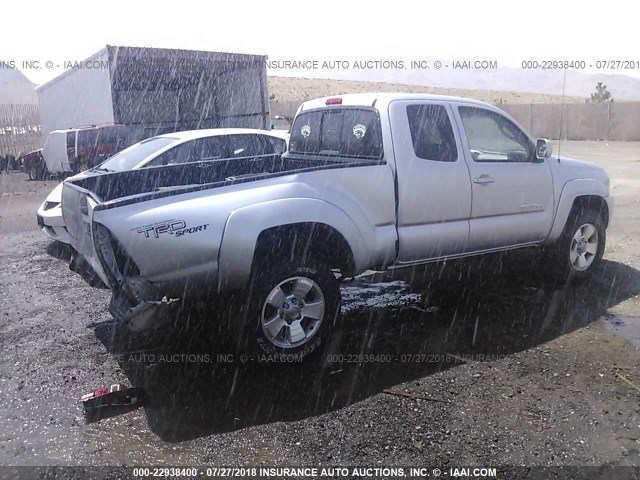5TEUU42N28Z520069 - 2008 TOYOTA TACOMA ACCESS CAB Silber Foto 4
