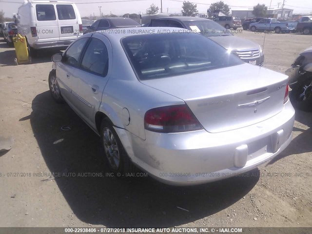 1C3EL66R15N543801 - 2005 CHRYSLER SEBRING LIMITED SILVER photo 3