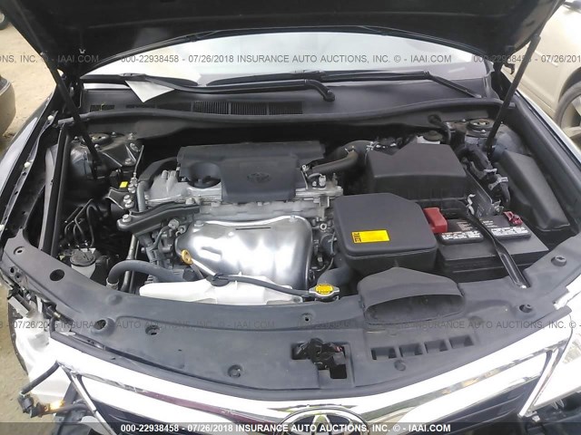 4T4BF1FK6ER435418 - 2014 TOYOTA CAMRY L/SE/LE/XLE შავი ფოტო 10