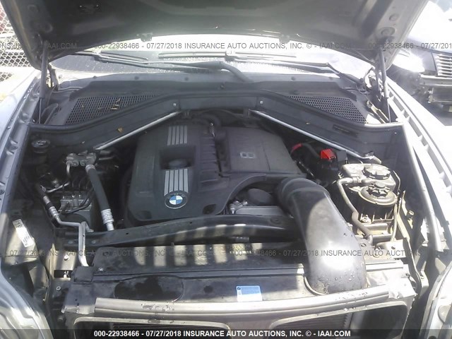5UXFG43548L221291 - 2008 BMW X6 XDRIVE35I GRAY photo 10
