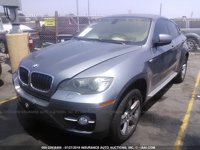 5UXFG43548L221291 - 2008 BMW X6 XDRIVE35I GRAY photo 2