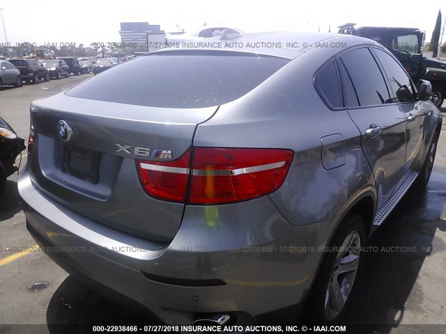5UXFG43548L221291 - 2008 BMW X6 XDRIVE35I GRAY photo 4
