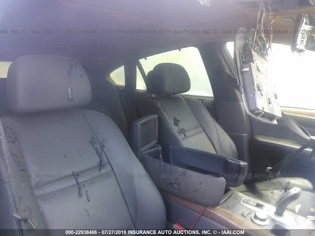 5UXFG43548L221291 - 2008 BMW X6 XDRIVE35I GRAY photo 6