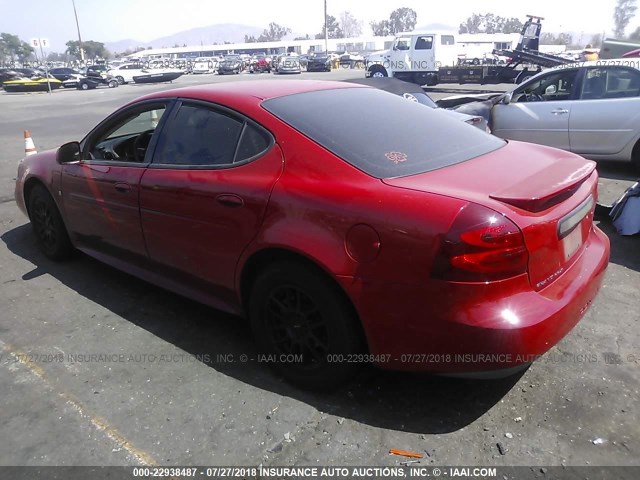 2G2WP552681117695 - 2008 PONTIAC GRAND PRIX RED photo 3